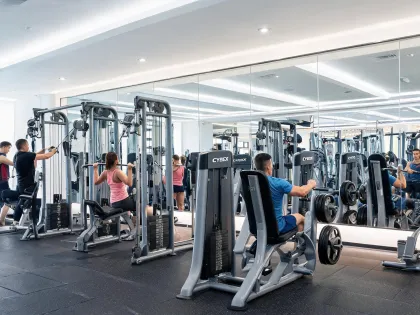Health club strength zone