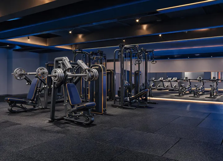 Cybex strength floor installation